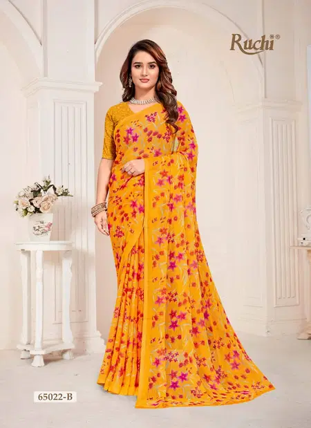 Star Chiffon Vol 261 By Ruchi Chiffon Printed Saree Collection